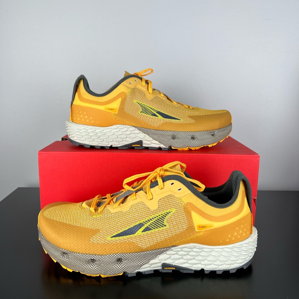 NEW Altra Men's Timp 4 Trail Running Shoe Yellow SIZE  12 ALOA547J270